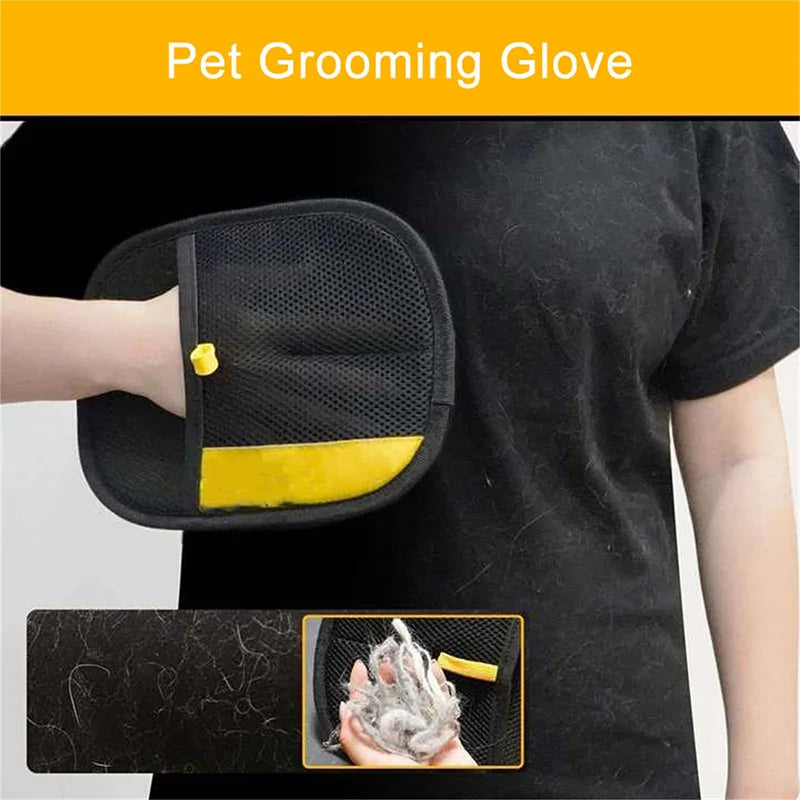 FurEver Finds Pet Hair Grooming Double Sides Gloves